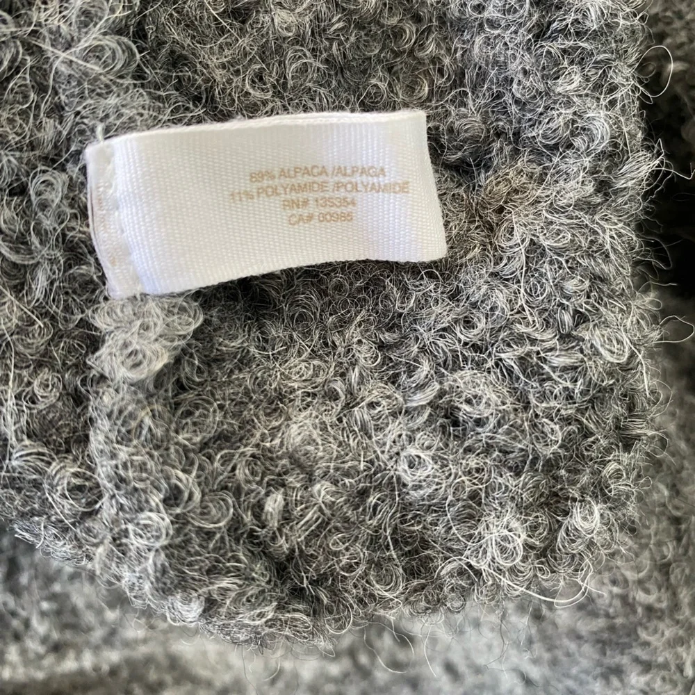 Alpaca Sweater Robe - Picture 4 of 4